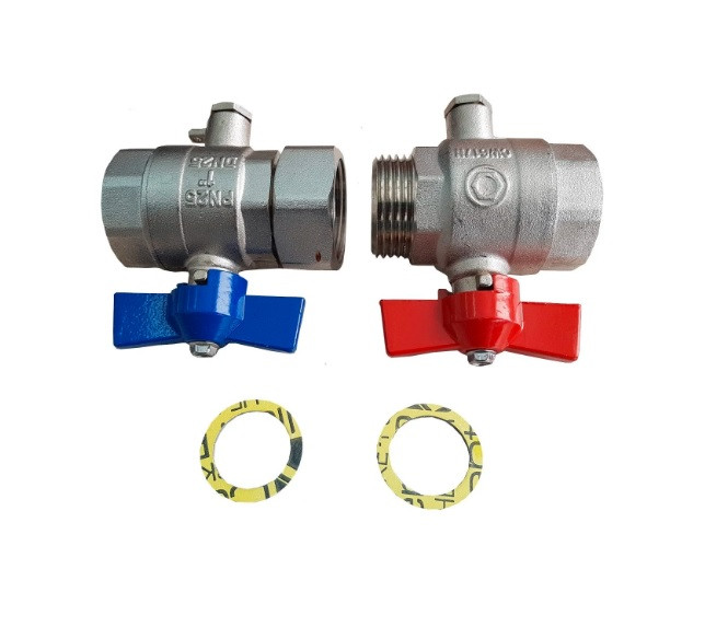 Hansa комплект шаровых кранов DN25