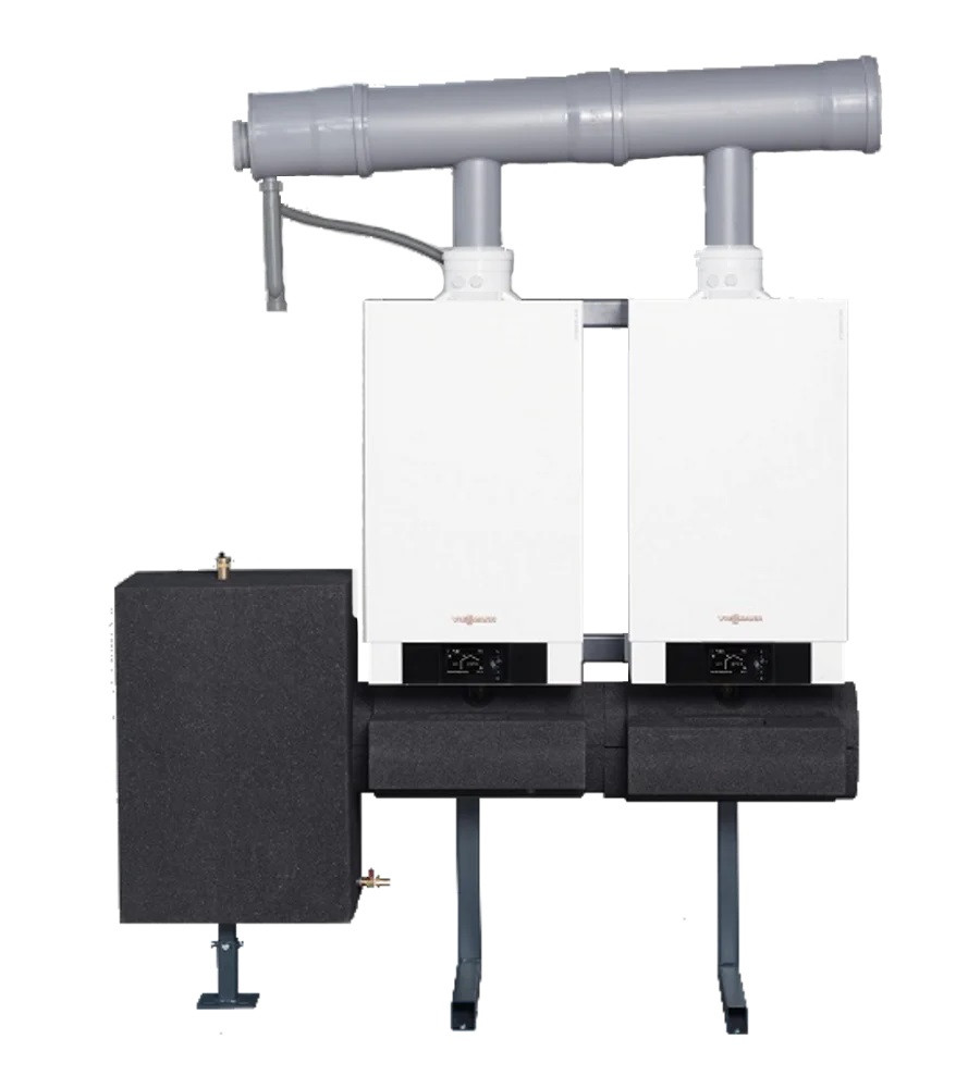Viessmann каскадный дымоход для двух котлов 120 и 150 кВт