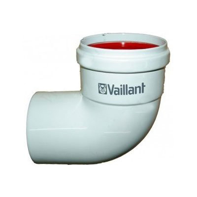 Угловое колено Vaillant 90 градусов, 80 мм