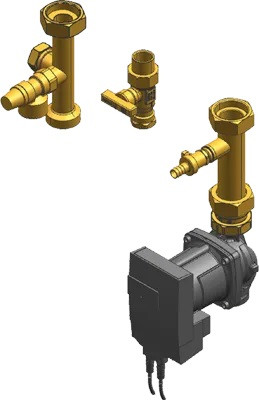 Viessmann комплект подключения отопительного контура с насосом