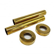 Комплект декоративных трубок Exemet, 160x18-20-1/2”, золото