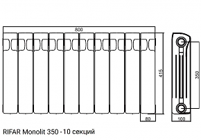 размеры рифар монолит 350 10