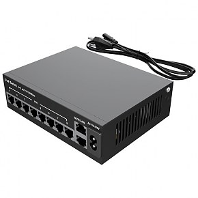 Адаптер PoE Ectocontrol, 8 каналов